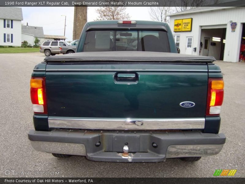 Deep Emerald Green Metallic / Medium Graphite 1998 Ford Ranger XLT Regular Cab