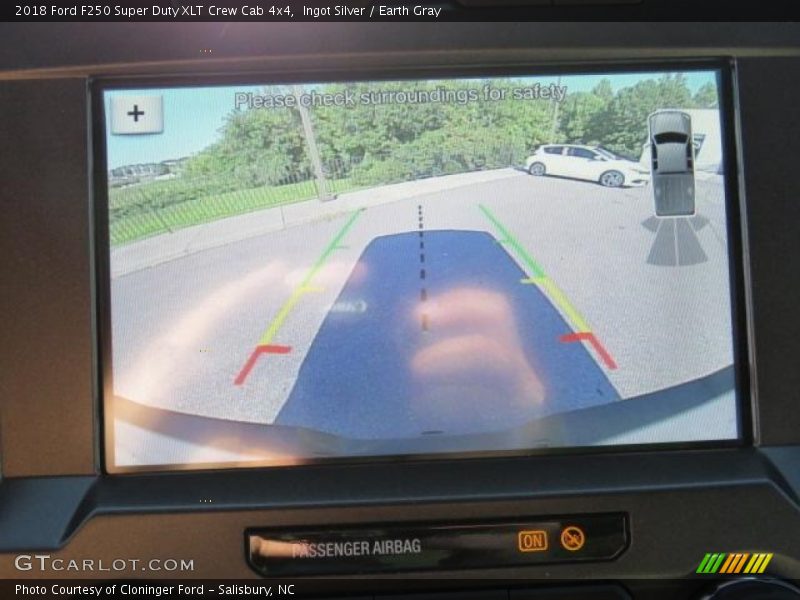 Ingot Silver / Earth Gray 2018 Ford F250 Super Duty XLT Crew Cab 4x4