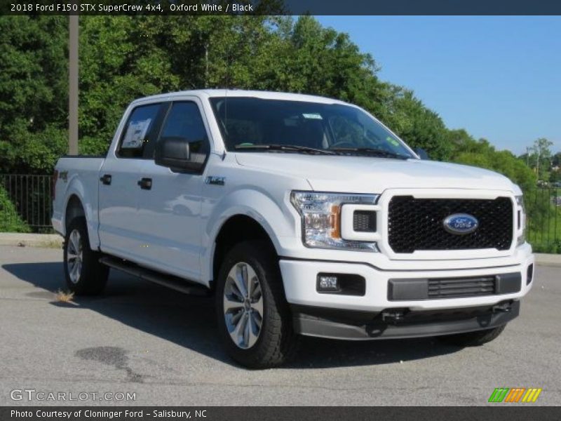 Oxford White / Black 2018 Ford F150 STX SuperCrew 4x4