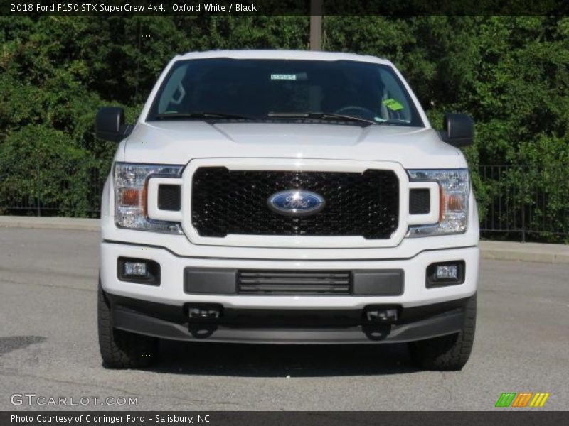Oxford White / Black 2018 Ford F150 STX SuperCrew 4x4