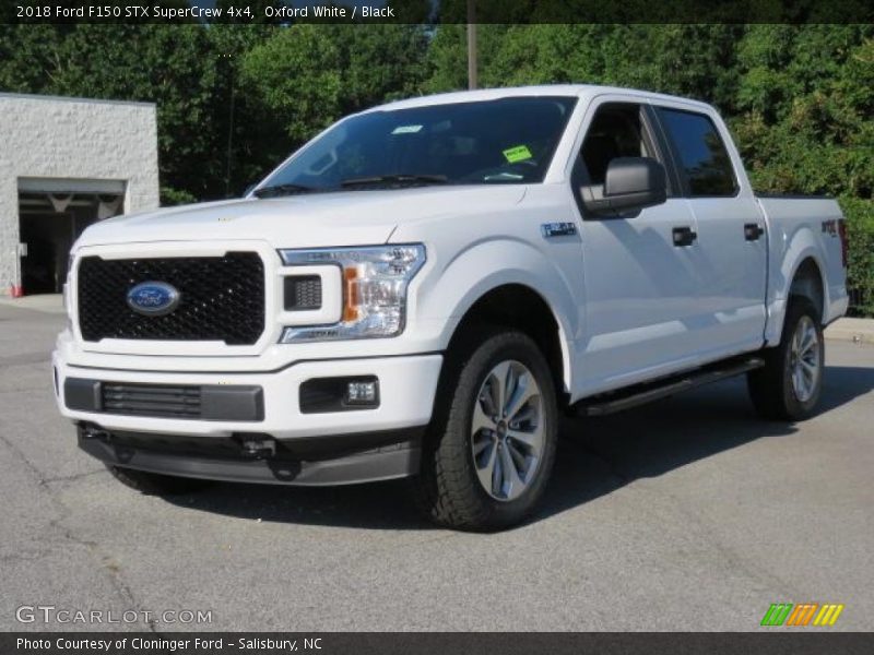 Oxford White / Black 2018 Ford F150 STX SuperCrew 4x4