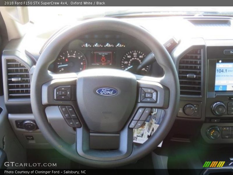 Oxford White / Black 2018 Ford F150 STX SuperCrew 4x4