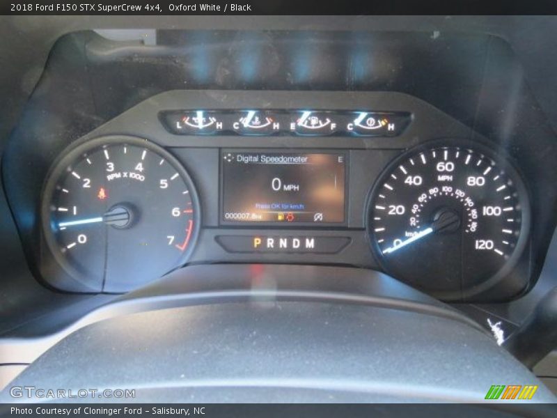 Oxford White / Black 2018 Ford F150 STX SuperCrew 4x4