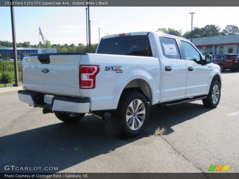 Oxford White / Black 2018 Ford F150 STX SuperCrew 4x4