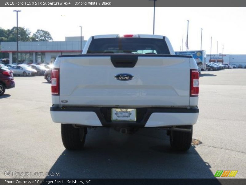 Oxford White / Black 2018 Ford F150 STX SuperCrew 4x4