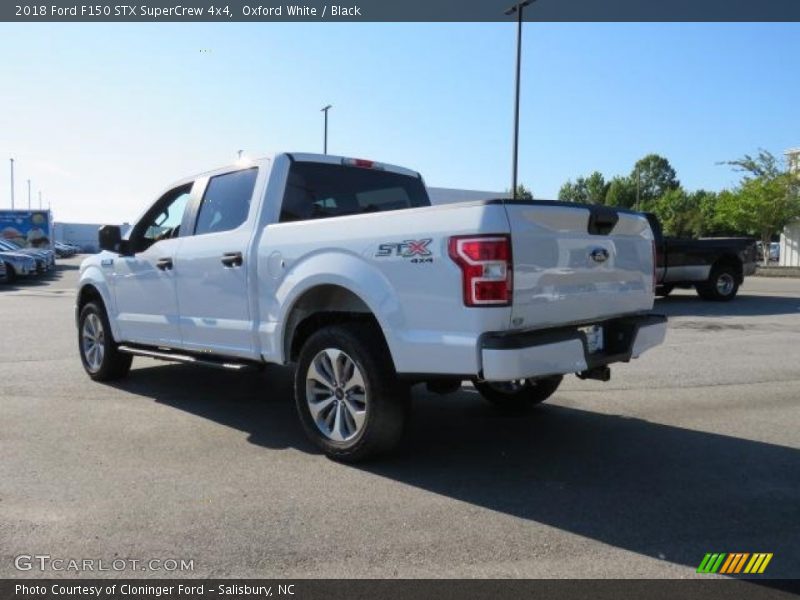 Oxford White / Black 2018 Ford F150 STX SuperCrew 4x4