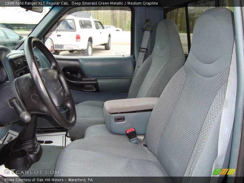 Deep Emerald Green Metallic / Medium Graphite 1998 Ford Ranger XLT Regular Cab