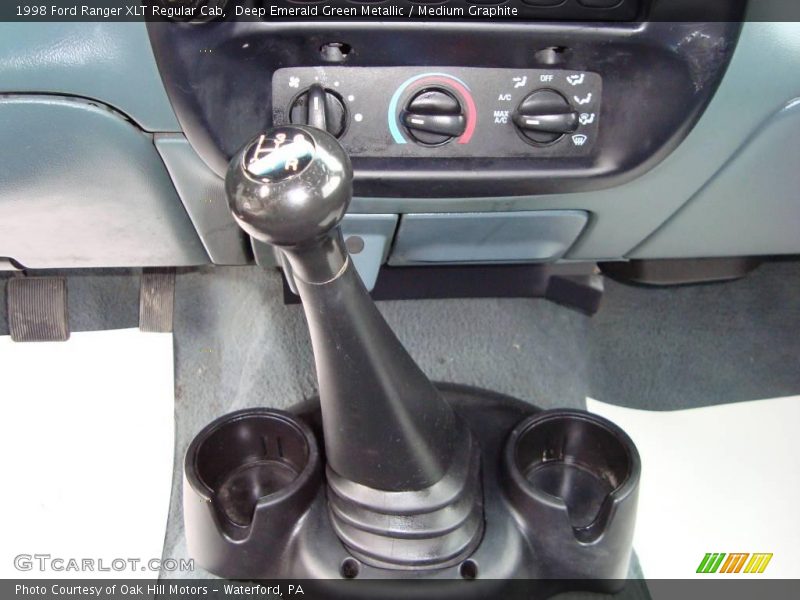 Deep Emerald Green Metallic / Medium Graphite 1998 Ford Ranger XLT Regular Cab