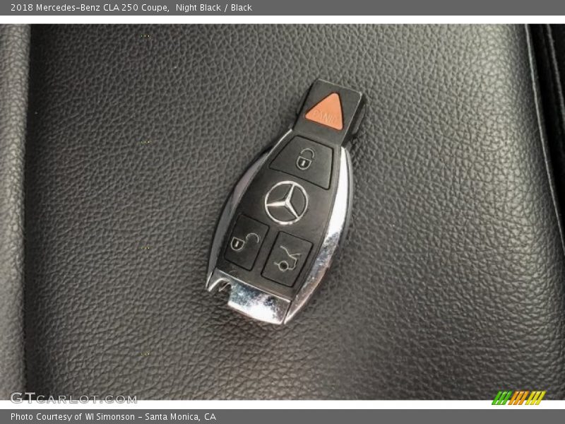 Night Black / Black 2018 Mercedes-Benz CLA 250 Coupe