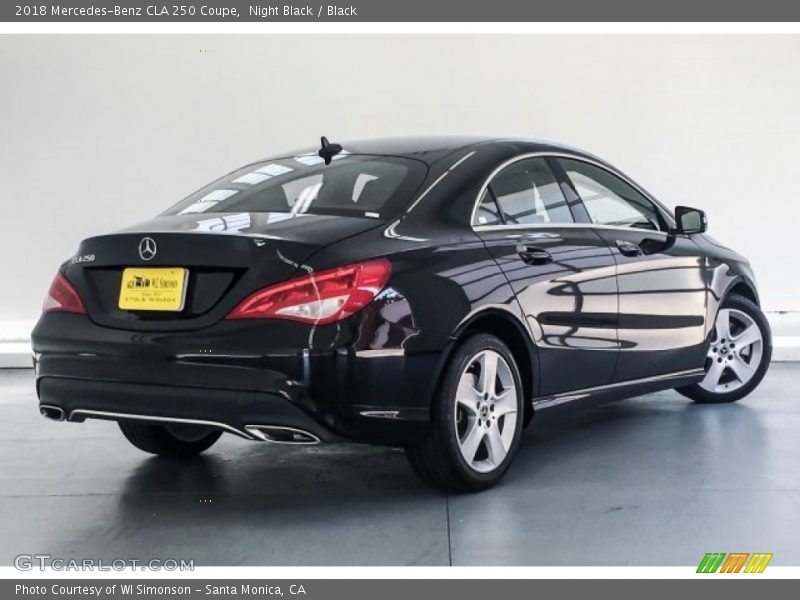 Night Black / Black 2018 Mercedes-Benz CLA 250 Coupe