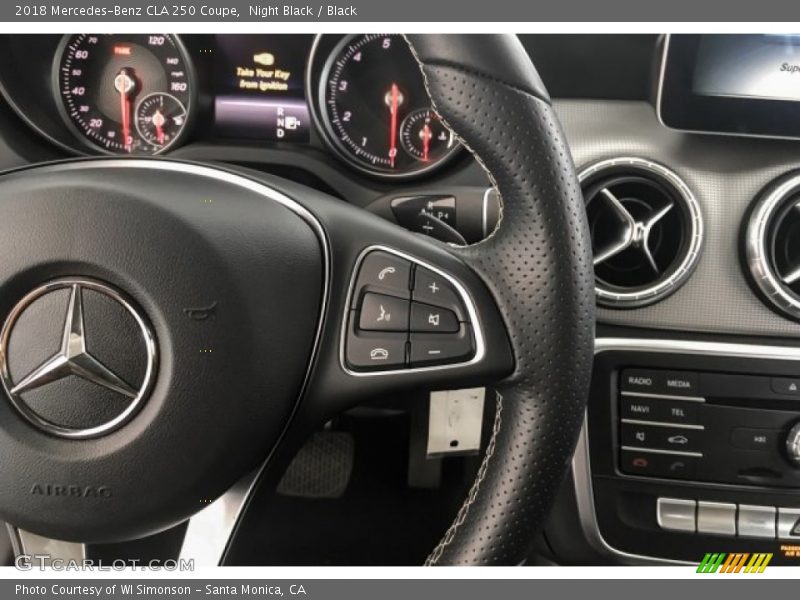 Night Black / Black 2018 Mercedes-Benz CLA 250 Coupe