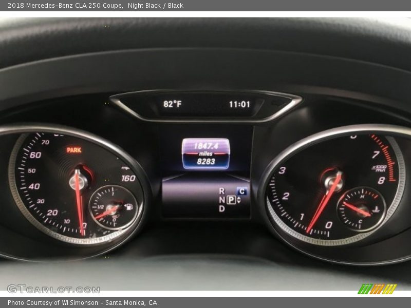 Night Black / Black 2018 Mercedes-Benz CLA 250 Coupe