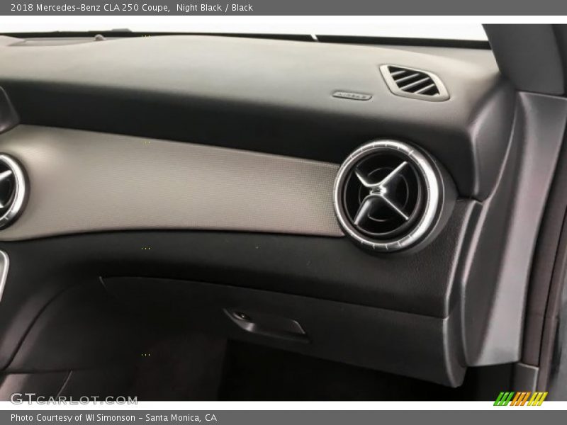 Night Black / Black 2018 Mercedes-Benz CLA 250 Coupe