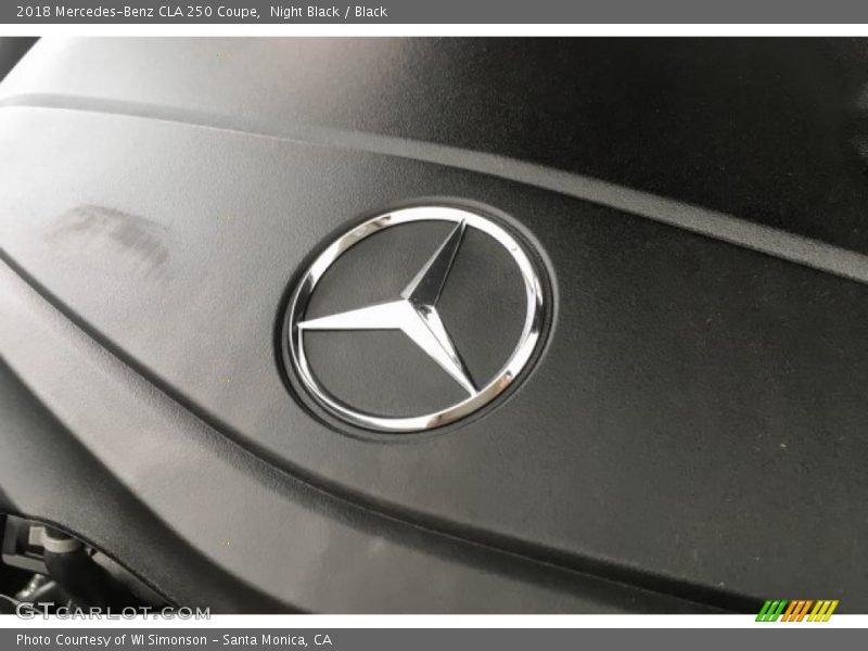 Night Black / Black 2018 Mercedes-Benz CLA 250 Coupe