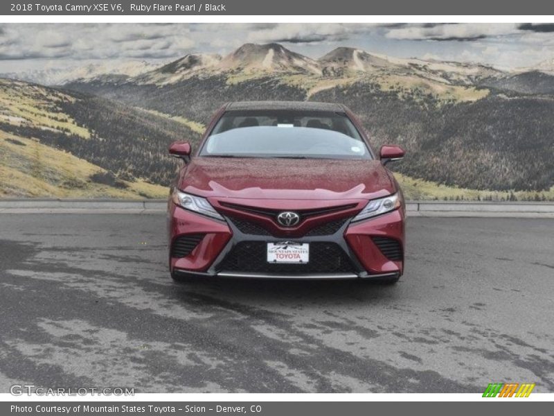 Ruby Flare Pearl / Black 2018 Toyota Camry XSE V6