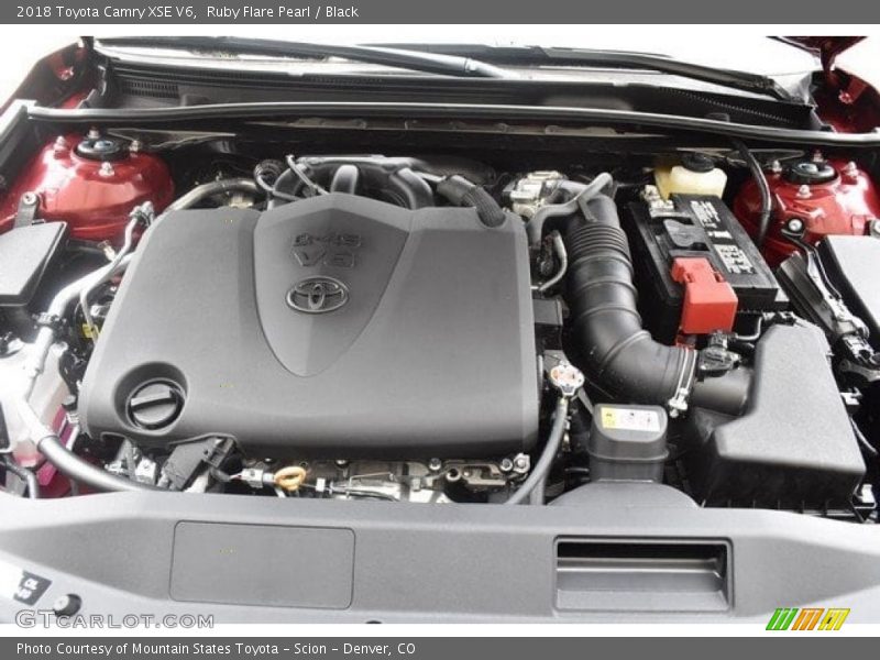 Ruby Flare Pearl / Black 2018 Toyota Camry XSE V6