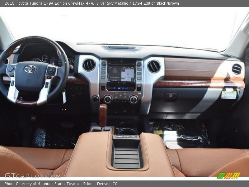 Silver Sky Metallic / 1794 Edition Black/Brown 2018 Toyota Tundra 1794 Edition CrewMax 4x4