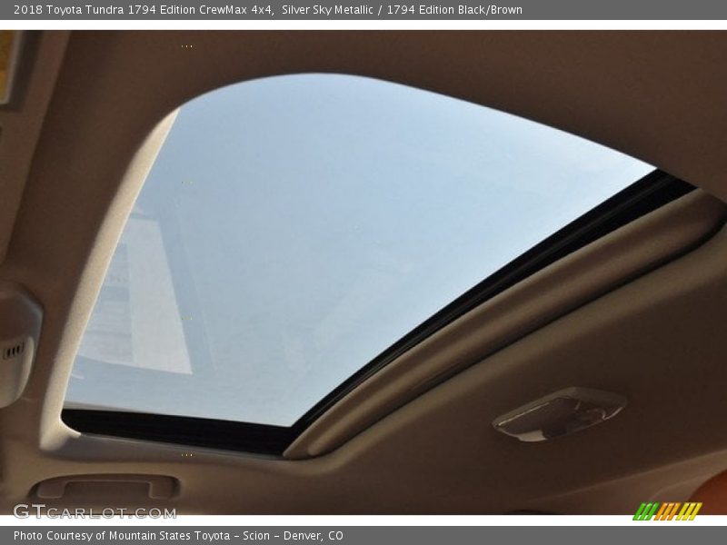 Silver Sky Metallic / 1794 Edition Black/Brown 2018 Toyota Tundra 1794 Edition CrewMax 4x4