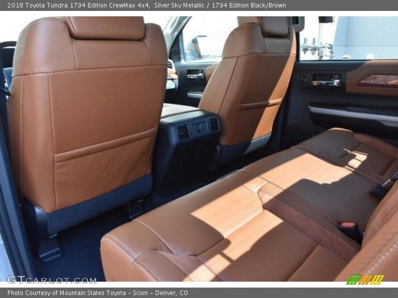 Silver Sky Metallic / 1794 Edition Black/Brown 2018 Toyota Tundra 1794 Edition CrewMax 4x4