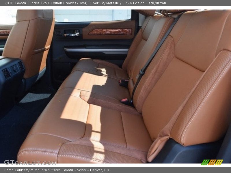 Silver Sky Metallic / 1794 Edition Black/Brown 2018 Toyota Tundra 1794 Edition CrewMax 4x4