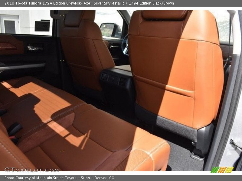 Silver Sky Metallic / 1794 Edition Black/Brown 2018 Toyota Tundra 1794 Edition CrewMax 4x4