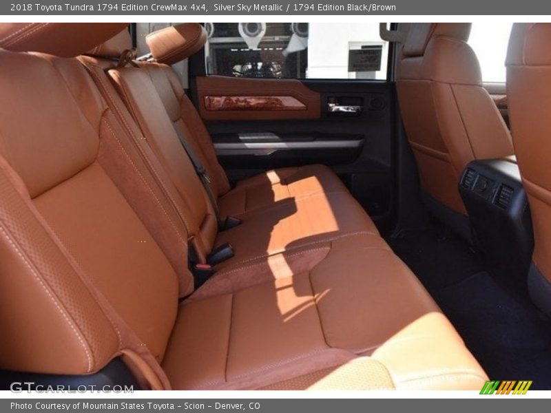 Silver Sky Metallic / 1794 Edition Black/Brown 2018 Toyota Tundra 1794 Edition CrewMax 4x4