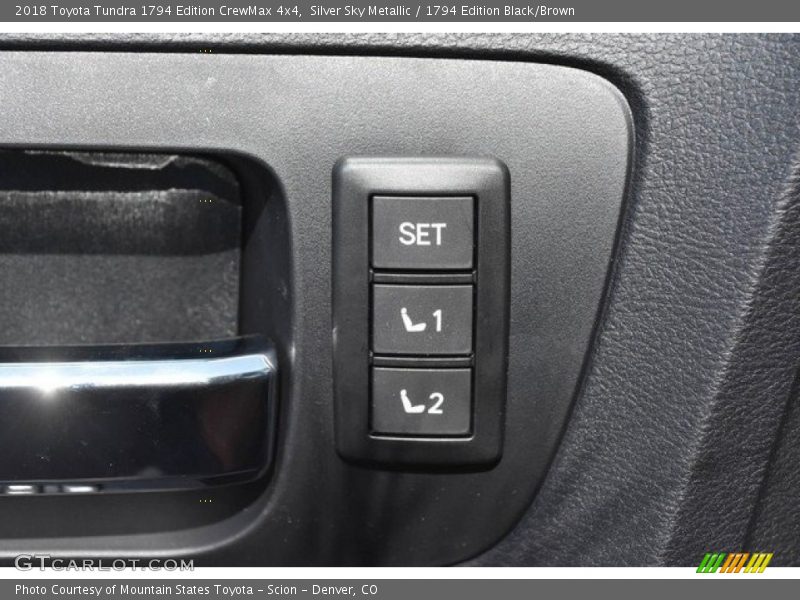Silver Sky Metallic / 1794 Edition Black/Brown 2018 Toyota Tundra 1794 Edition CrewMax 4x4