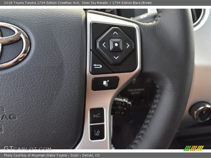 Silver Sky Metallic / 1794 Edition Black/Brown 2018 Toyota Tundra 1794 Edition CrewMax 4x4