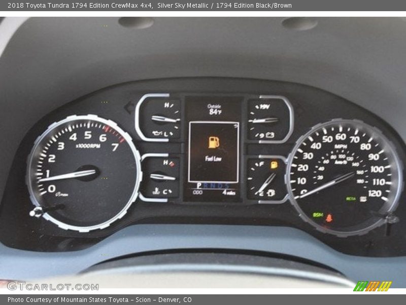 Silver Sky Metallic / 1794 Edition Black/Brown 2018 Toyota Tundra 1794 Edition CrewMax 4x4