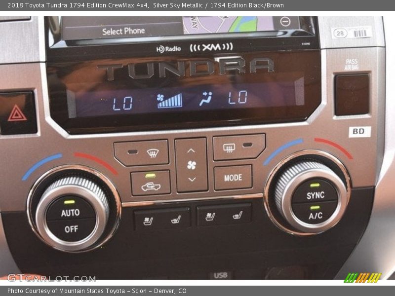 Silver Sky Metallic / 1794 Edition Black/Brown 2018 Toyota Tundra 1794 Edition CrewMax 4x4