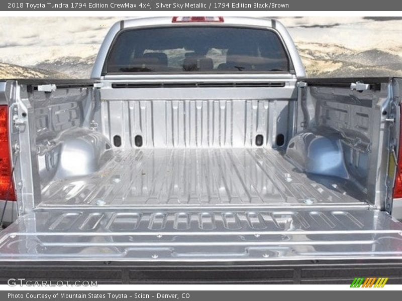 Silver Sky Metallic / 1794 Edition Black/Brown 2018 Toyota Tundra 1794 Edition CrewMax 4x4