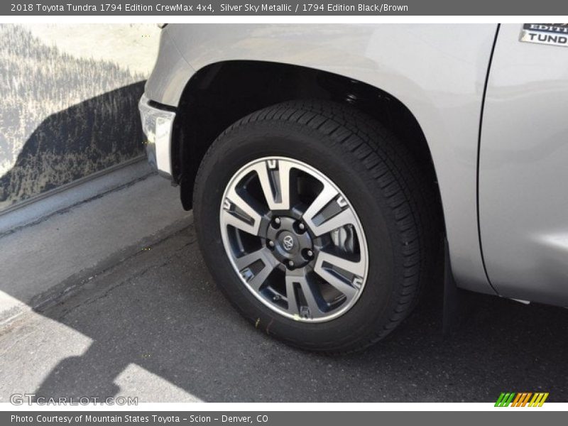Silver Sky Metallic / 1794 Edition Black/Brown 2018 Toyota Tundra 1794 Edition CrewMax 4x4