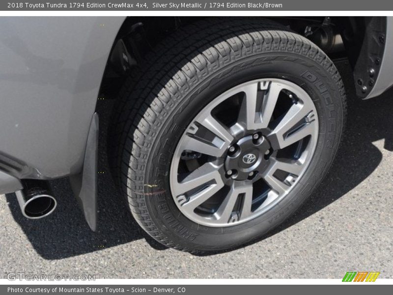 Silver Sky Metallic / 1794 Edition Black/Brown 2018 Toyota Tundra 1794 Edition CrewMax 4x4
