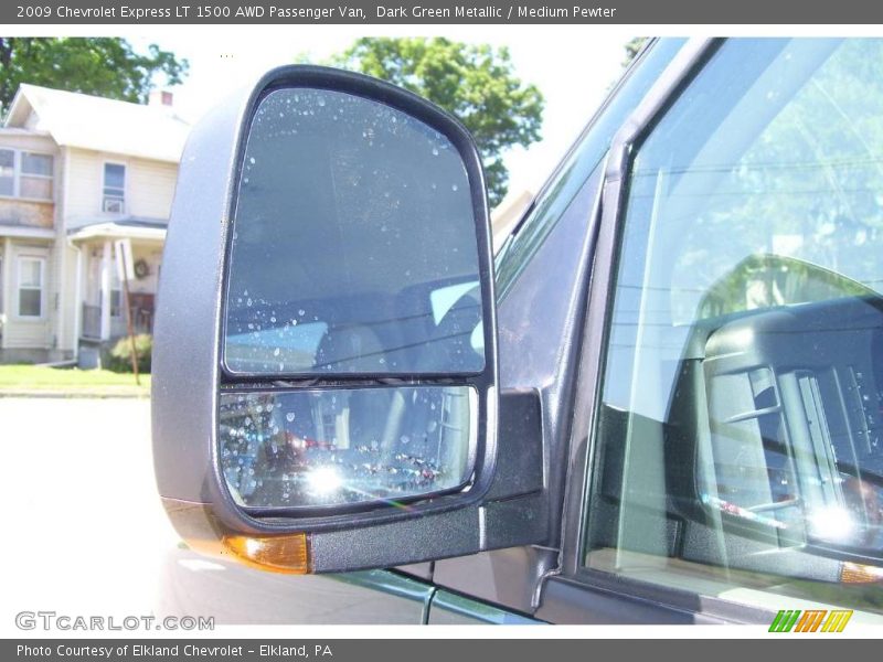 Dark Green Metallic / Medium Pewter 2009 Chevrolet Express LT 1500 AWD Passenger Van