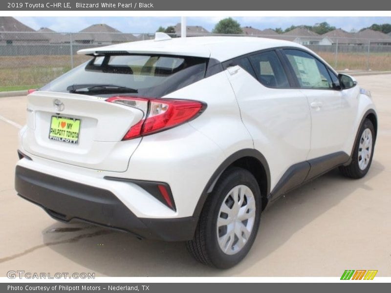 Blizzard White Pearl / Black 2019 Toyota C-HR LE