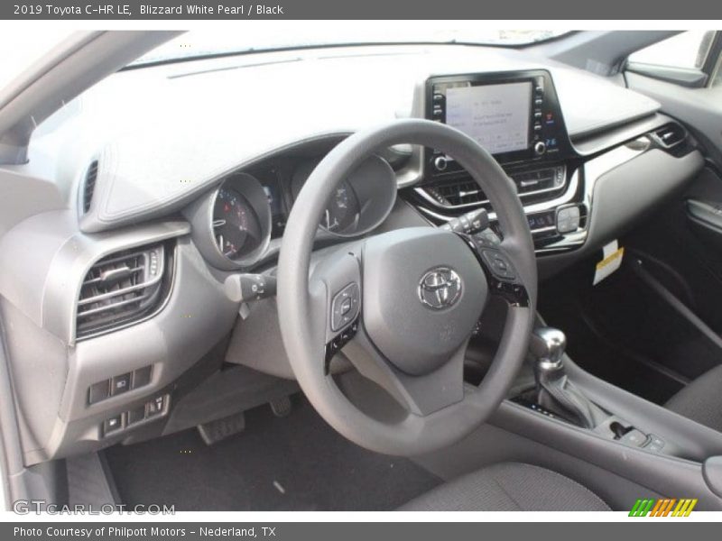 Blizzard White Pearl / Black 2019 Toyota C-HR LE