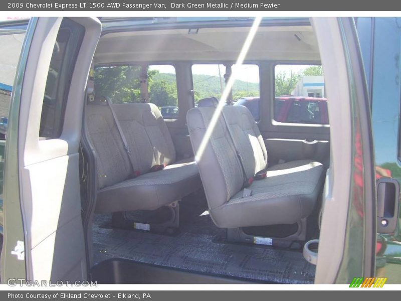 Dark Green Metallic / Medium Pewter 2009 Chevrolet Express LT 1500 AWD Passenger Van