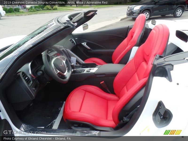 Front Seat of 2019 Corvette Stingray Convertible