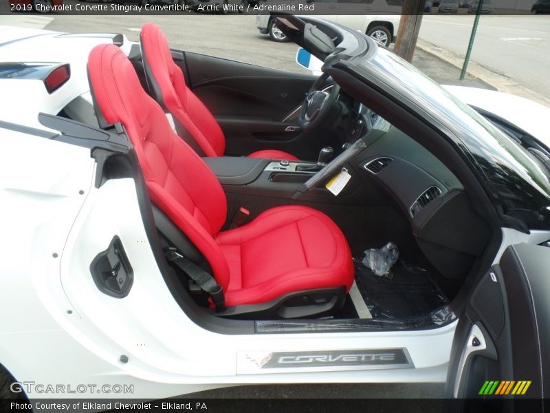 Front Seat of 2019 Corvette Stingray Convertible