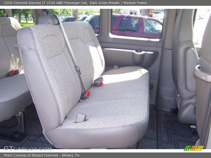 Dark Green Metallic / Medium Pewter 2009 Chevrolet Express LT 1500 AWD Passenger Van