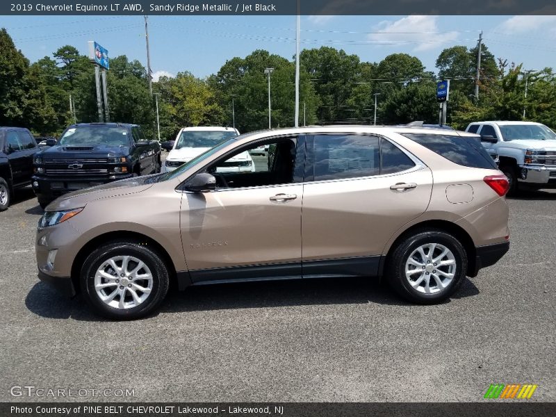 Sandy Ridge Metallic / Jet Black 2019 Chevrolet Equinox LT AWD