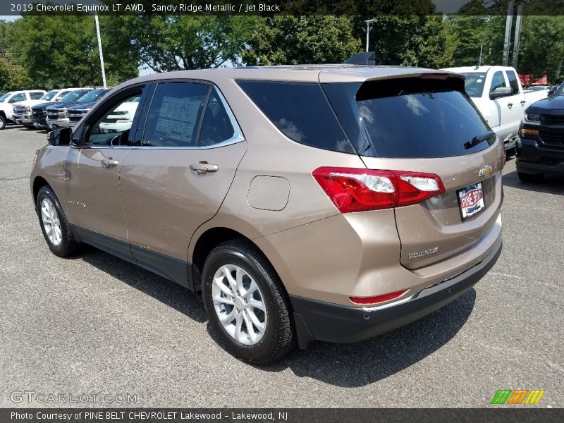 Sandy Ridge Metallic / Jet Black 2019 Chevrolet Equinox LT AWD