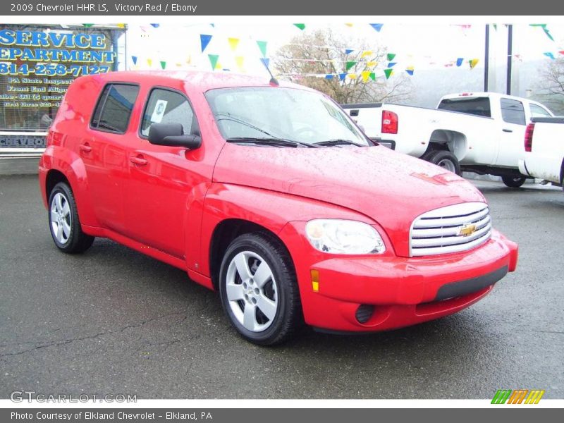 Victory Red / Ebony 2009 Chevrolet HHR LS