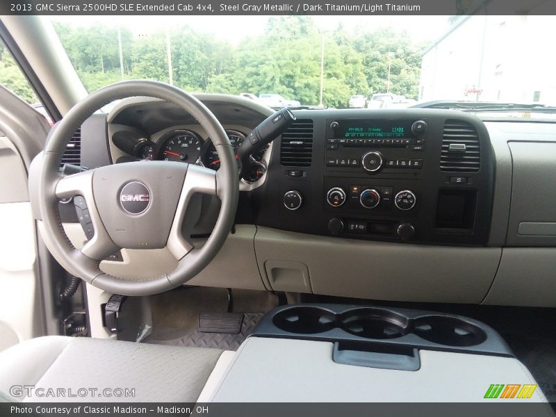 Steel Gray Metallic / Dark Titanium/Light Titanium 2013 GMC Sierra 2500HD SLE Extended Cab 4x4