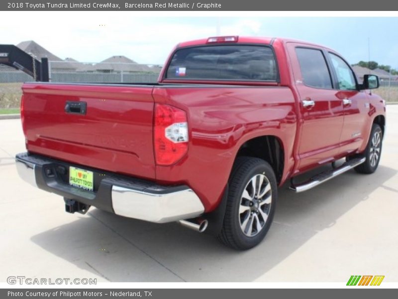 Barcelona Red Metallic / Graphite 2018 Toyota Tundra Limited CrewMax