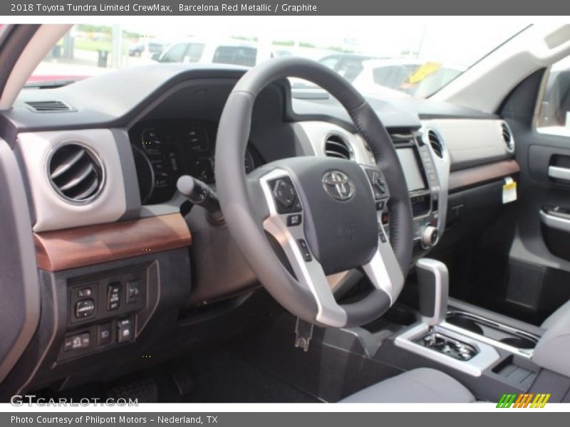 Barcelona Red Metallic / Graphite 2018 Toyota Tundra Limited CrewMax