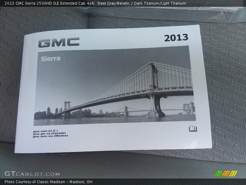 Steel Gray Metallic / Dark Titanium/Light Titanium 2013 GMC Sierra 2500HD SLE Extended Cab 4x4