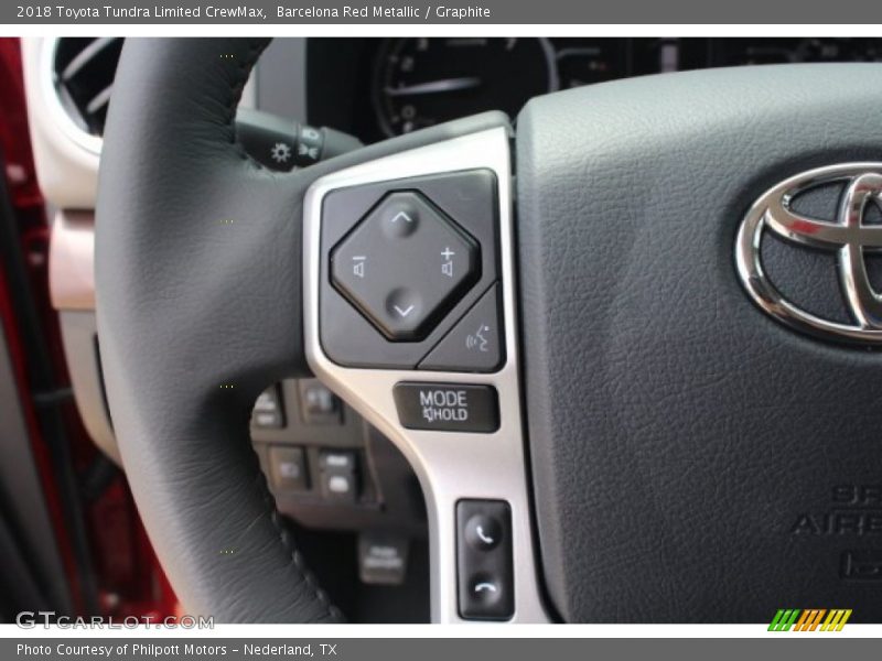 Barcelona Red Metallic / Graphite 2018 Toyota Tundra Limited CrewMax