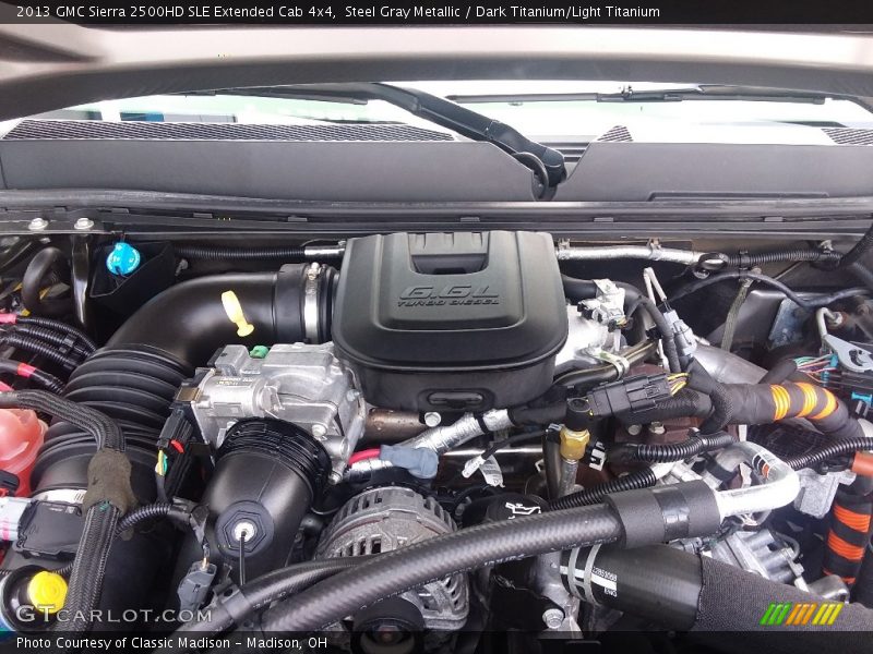 Steel Gray Metallic / Dark Titanium/Light Titanium 2013 GMC Sierra 2500HD SLE Extended Cab 4x4