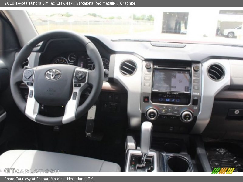 Barcelona Red Metallic / Graphite 2018 Toyota Tundra Limited CrewMax